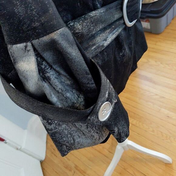 Cartise Jacket Spray Paint Splatter Evening Belt Art to Wear Formal Size 6 - Picture 10 of 11